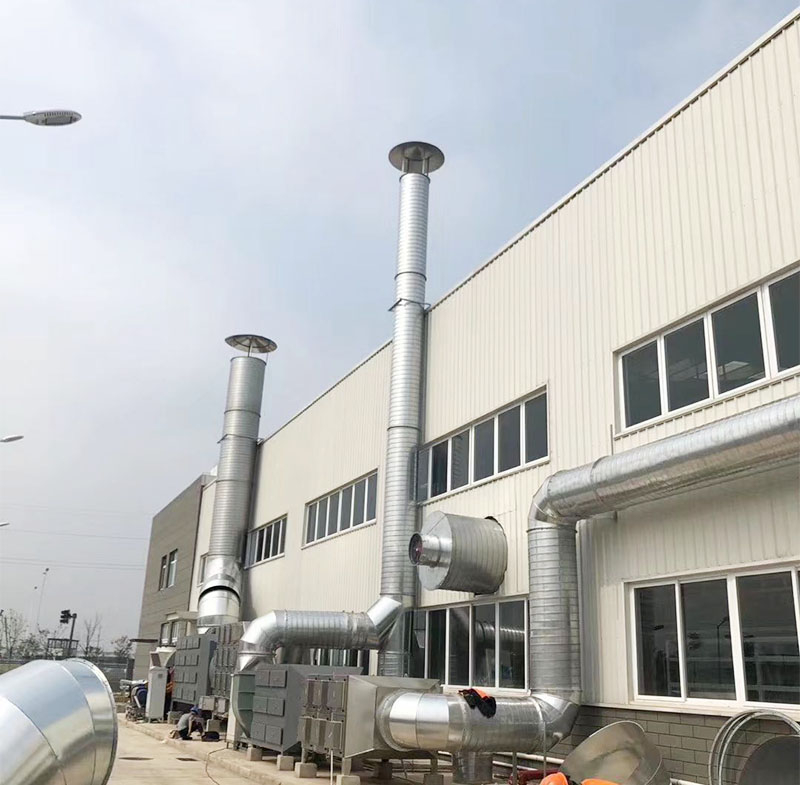 螺旋通風管道施工案例